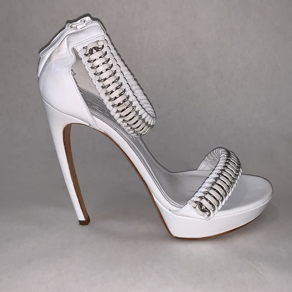 Alexander McQueen White Platforms size 38 - Picture 2 of 10